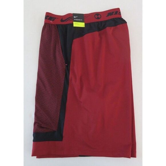 Nike CZ7714 689 Men's Sz XL-Tall Dark Cayenne Sport/Black Clash Logo Shorts - Picture 4 of 4